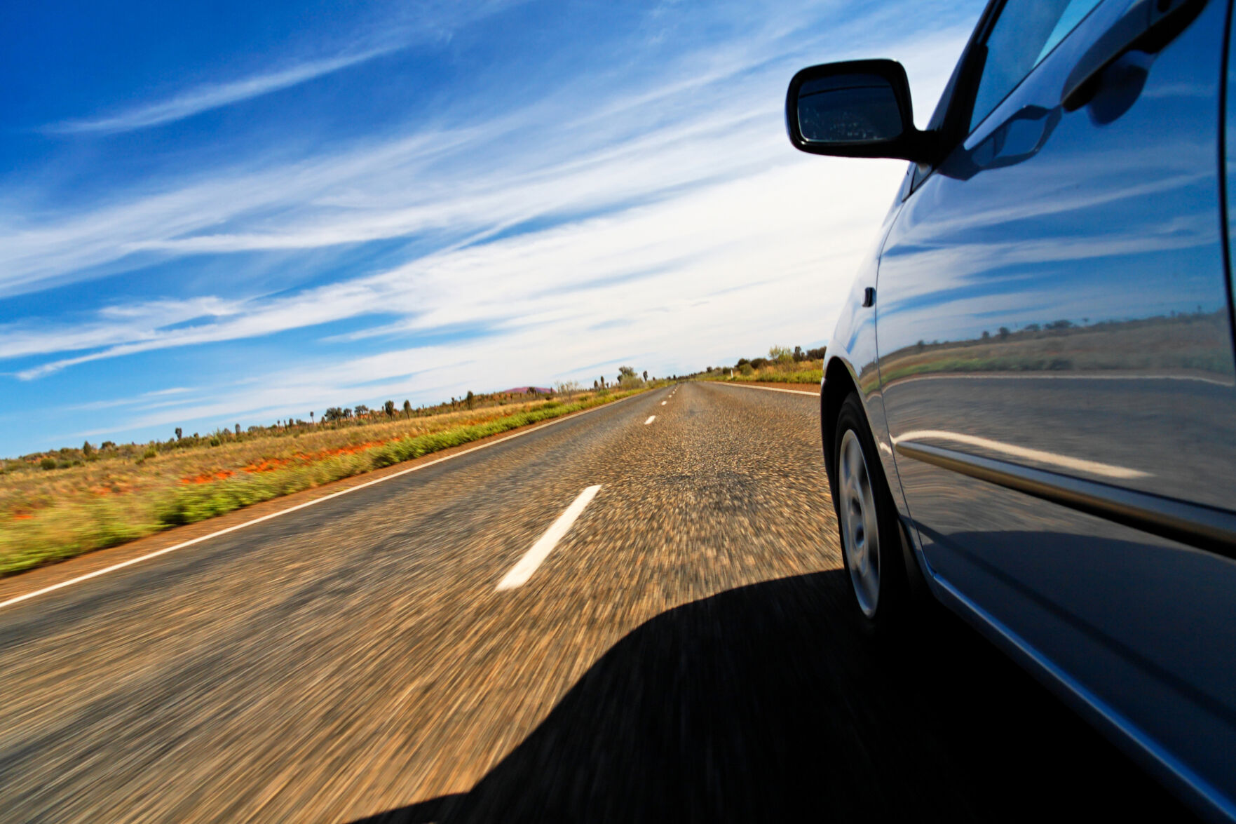 Vehicle on the road